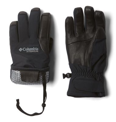 womens leather ski gloves