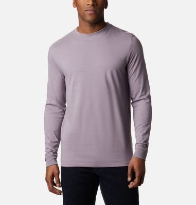 Men's Cades Cove Long Sleeve Graphic T-Shirt Cades Cove&trade; LS Graphic Tee | 011 | S, Shale Purple Outdoor Park, front