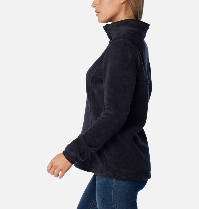 Women's Benton Springs Half Snap Fleece Pullover, Color: Black, image 3