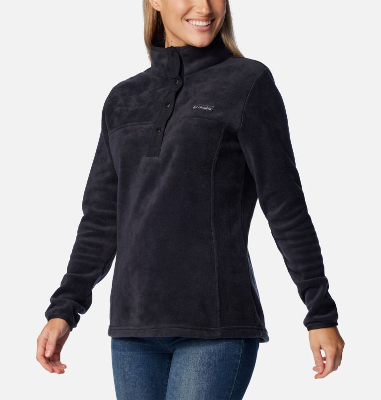 Columbia Benton Springs Women's Half Snap Fleece, City Grey