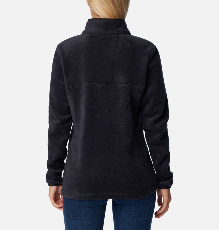 Women's Benton Springs Half Snap Fleece Pullover, Color: Black, image 2
