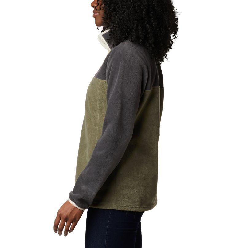 Benton Springs 1/2 Snap Pullover | 011 | S, Color: Shark, Stone Green, image 3