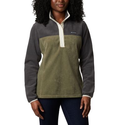 columbia women's benton springs half zip fleece pullover
