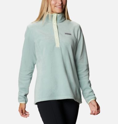 columbia women's benton springs half zip fleece pullover