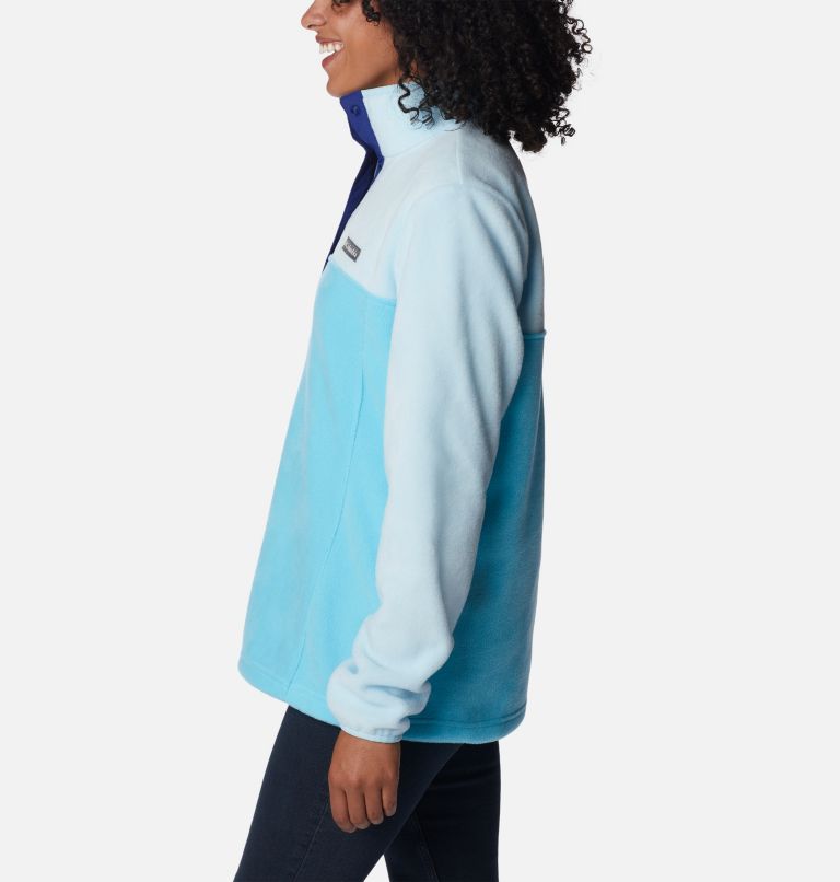 Women's Benton Springs Half Snap Pullover, Color: Atoll, Spring Blue, image 3