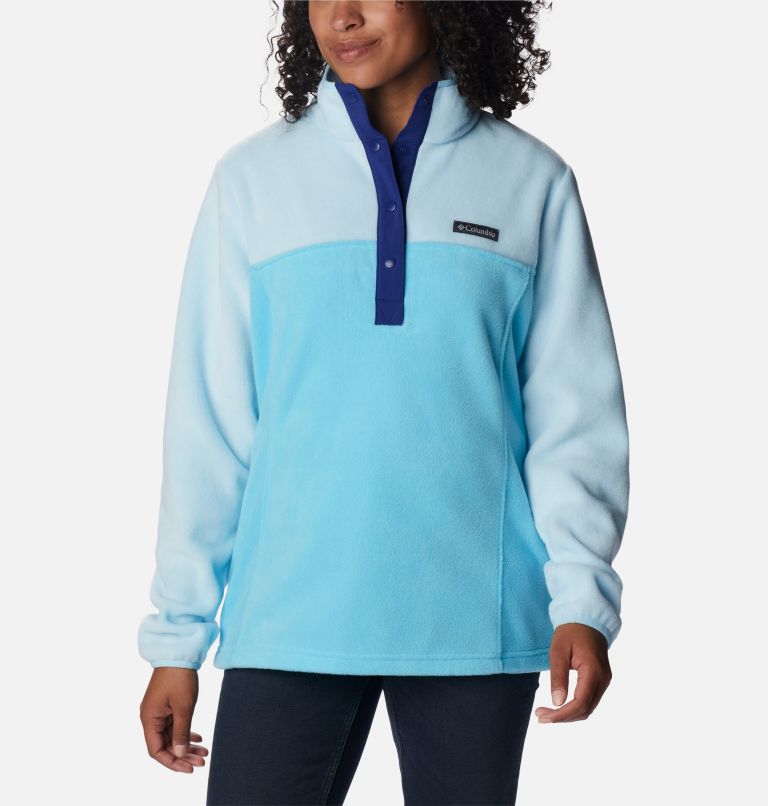 Women's Benton Springs Half Snap Pullover, Color: Atoll, Spring Blue, image 5