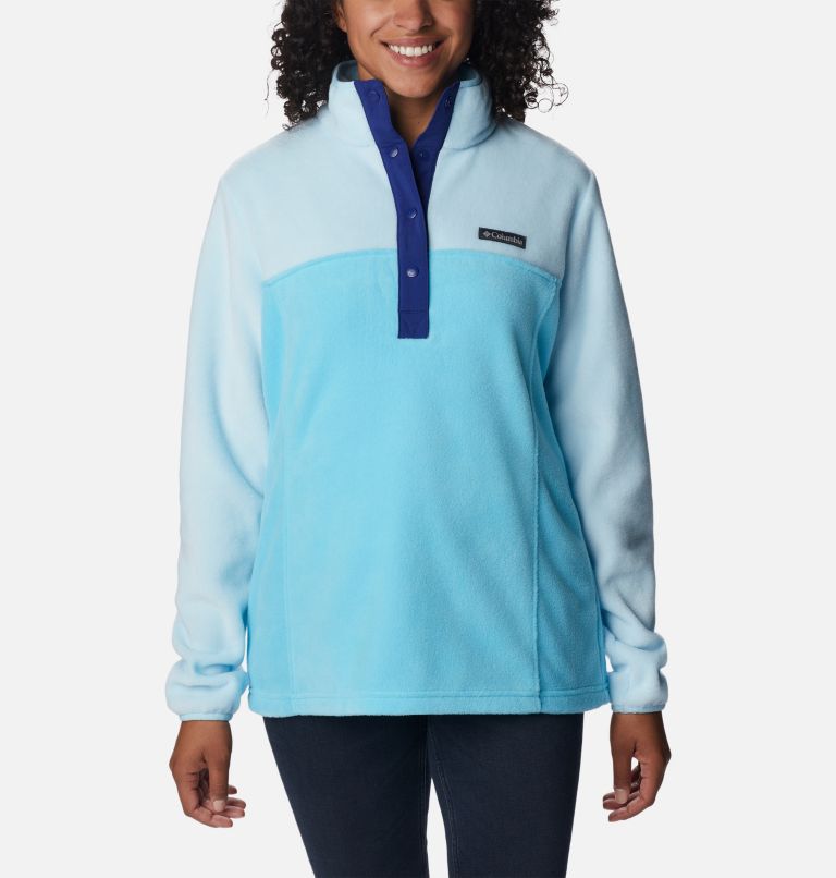 Women's Benton Springs Half Snap Pullover, Color: Atoll, Spring Blue, image 1