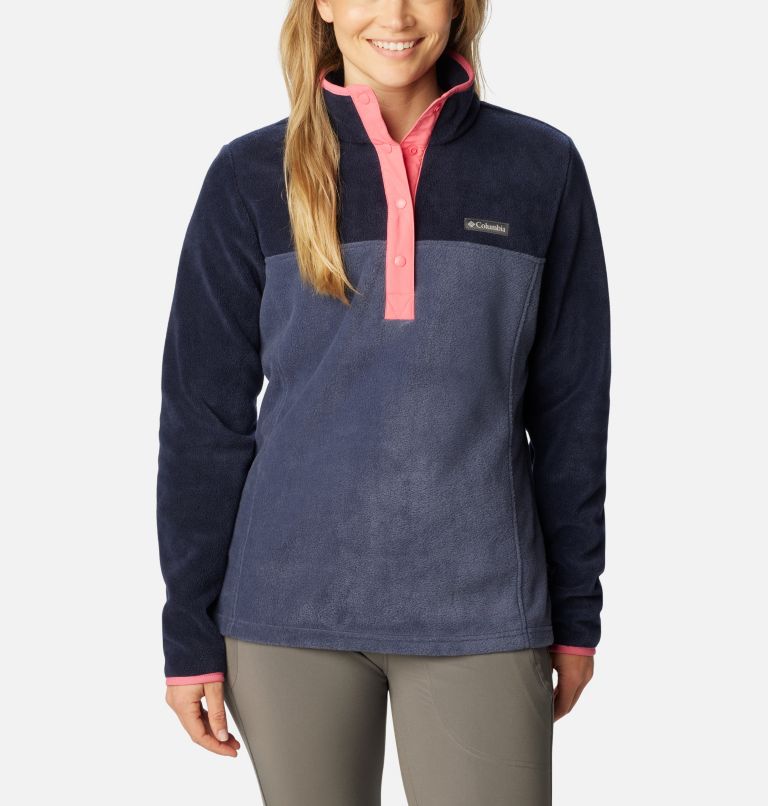 Columbia W Back Bowl™ Fleece Pink - Womens - Half Zips Columbia