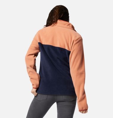 Pullover con cierre medio a presi&oacute;n Benton Springs&trade; para mujer Benton Springs&trade; 1/2 Snap Pullover | 023 | M, Nova Pink, Dark Nocturnal, back