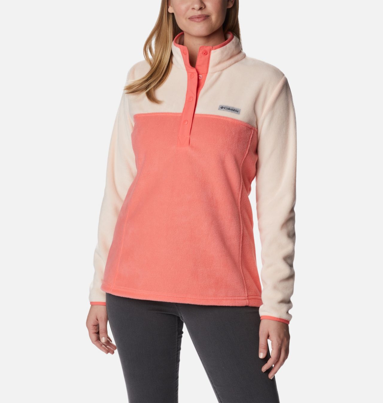 Women's Benton Springs™ Half Snap Fleece Pullover - Petite 1