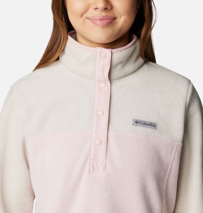 Sweat polaire pressionné Benton Springs femme, Color: Dusty Pink, Dark Stone, Dusty Pink, image 4