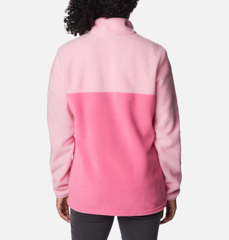 Benton Springs 1/2 Snap Pullover | 656 | M, Color: Wild Geranium, Wild Rose, image 2