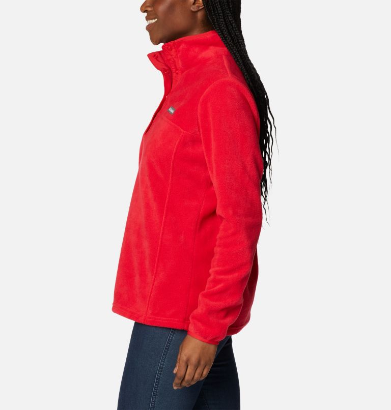 Thumbnail: Women's Benton Springs 1/2 Snap Pullover, Color: Red Lily, image 3