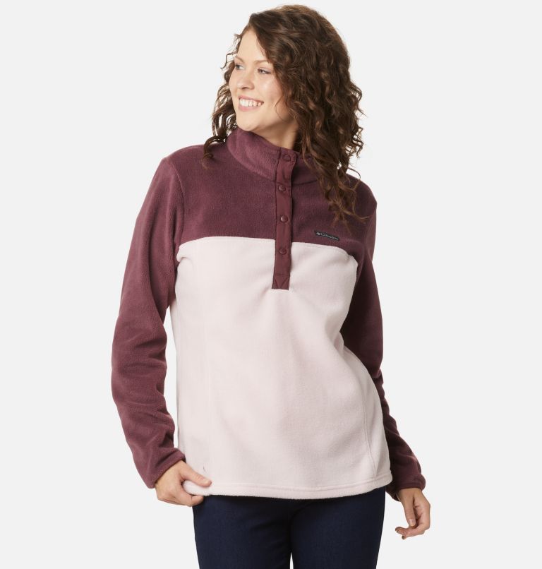 Columbia women's benton springs half snap fleece pullover hot sale