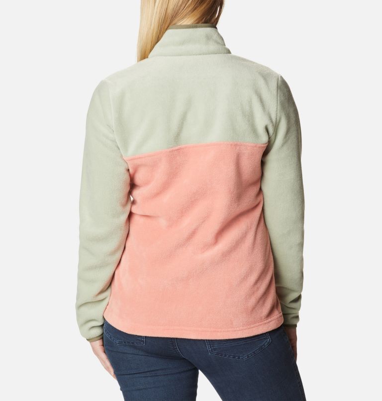 Benton Springs 1/2 Snap Pullover | 852 | L, Color: Faded Peach, Safari, Stone Green, image 2