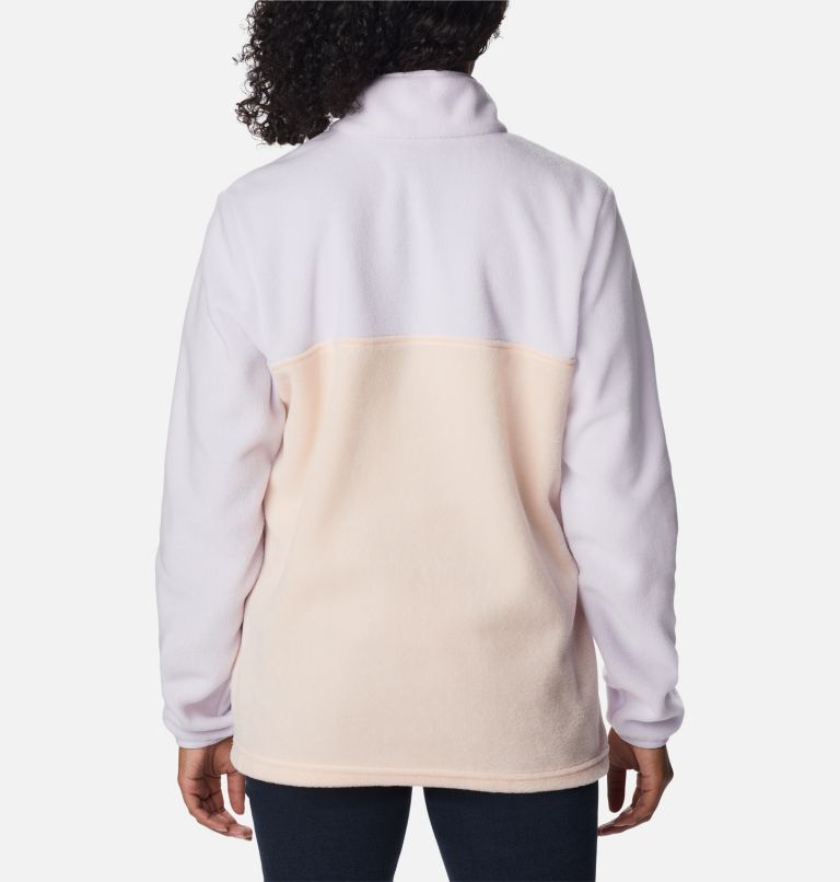 Benton Springs 1/2 Snap Pullover | 891 | L, Color: Peach Blossom, Purple Tint, Spring Blue, image 2