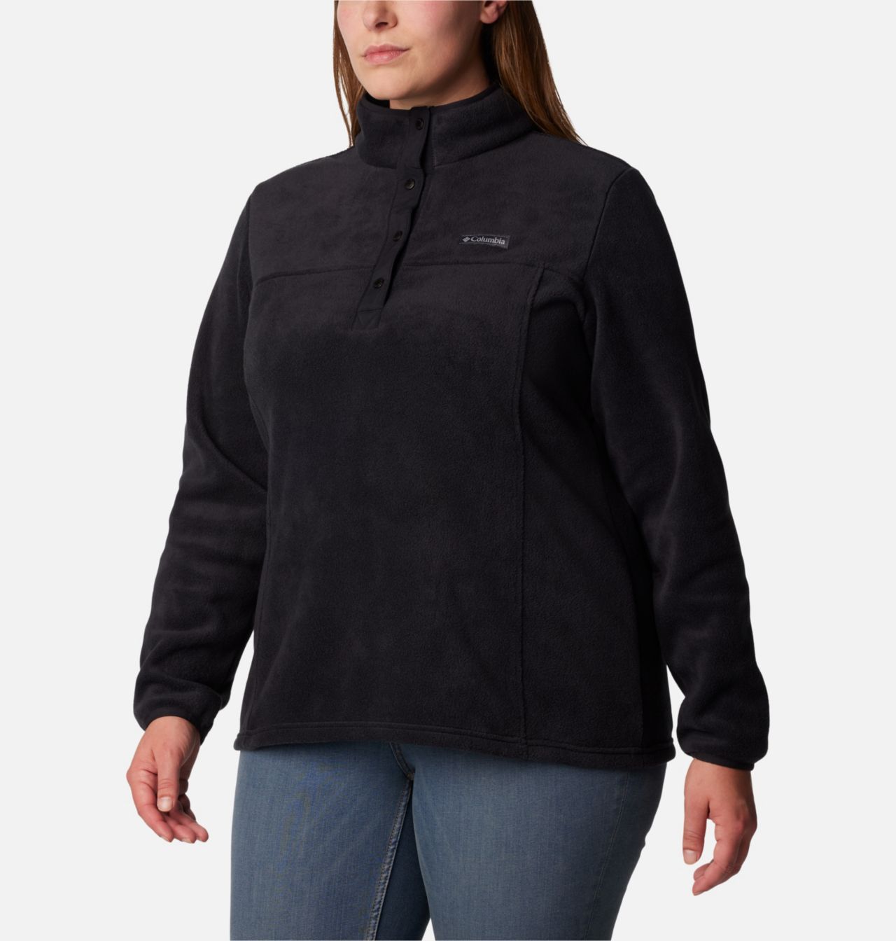 Women's Benton Springs™ Half Snap Fleece Pullover - Plus Size 5
