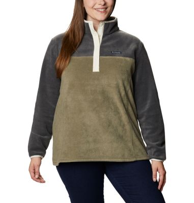 columbia women's benton springs half zip fleece pullover