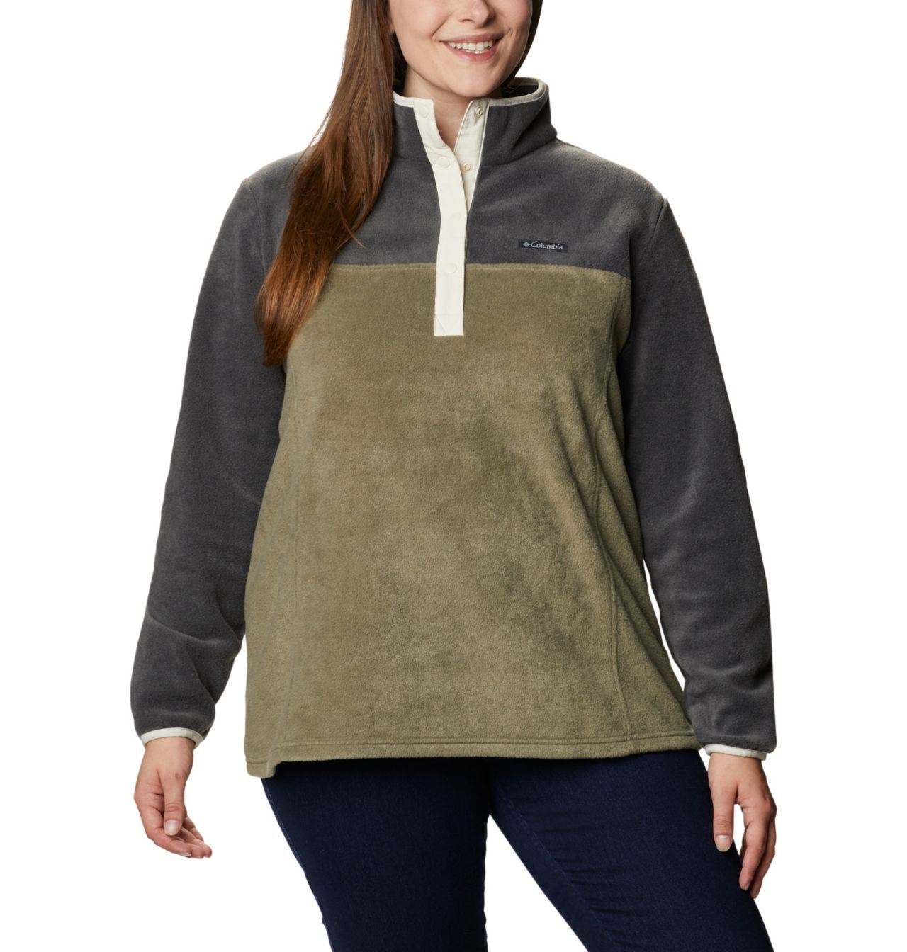 Women's Benton Springs™ Half Snap Fleece Pullover - Plus Size 1