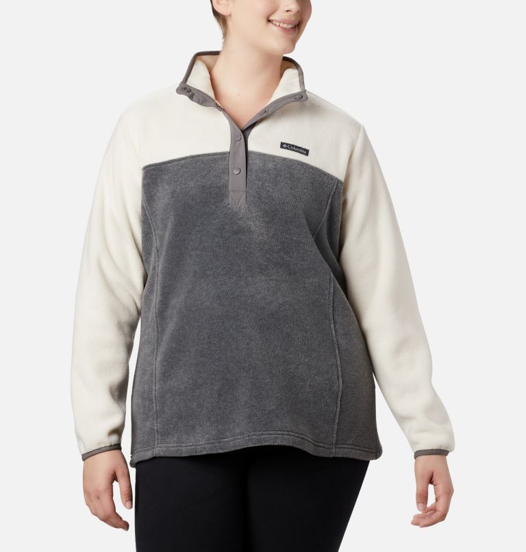 Women's Benton Springs™ Half Snap Fleece Pullover - Plus Size