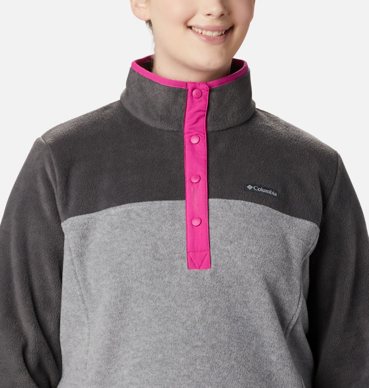 Women's Benton Springs™ Half Snap Fleece Pullover - Plus Size 3