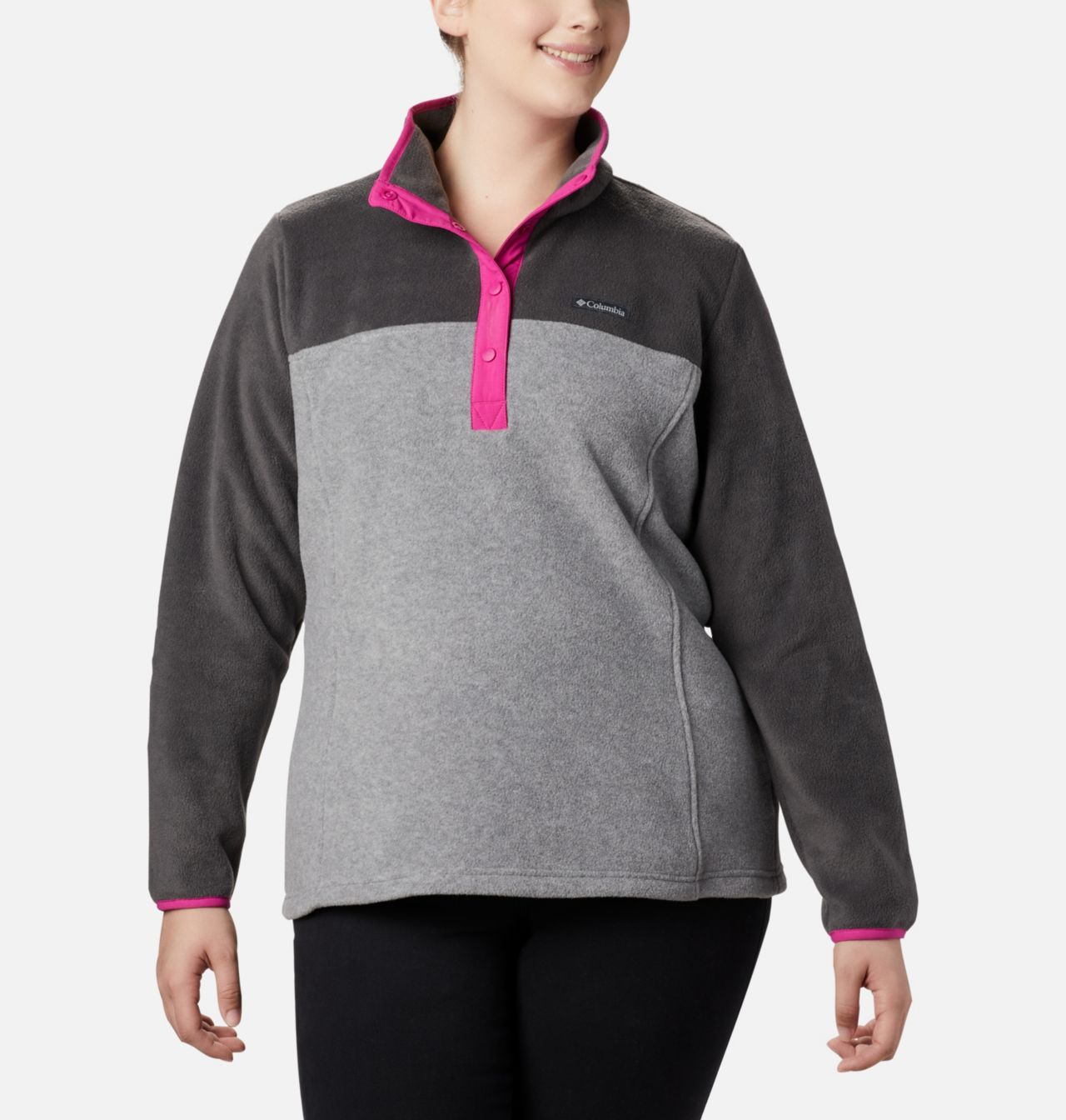 Women's Benton Springs™ Half Snap Fleece Pullover - Plus Size 1