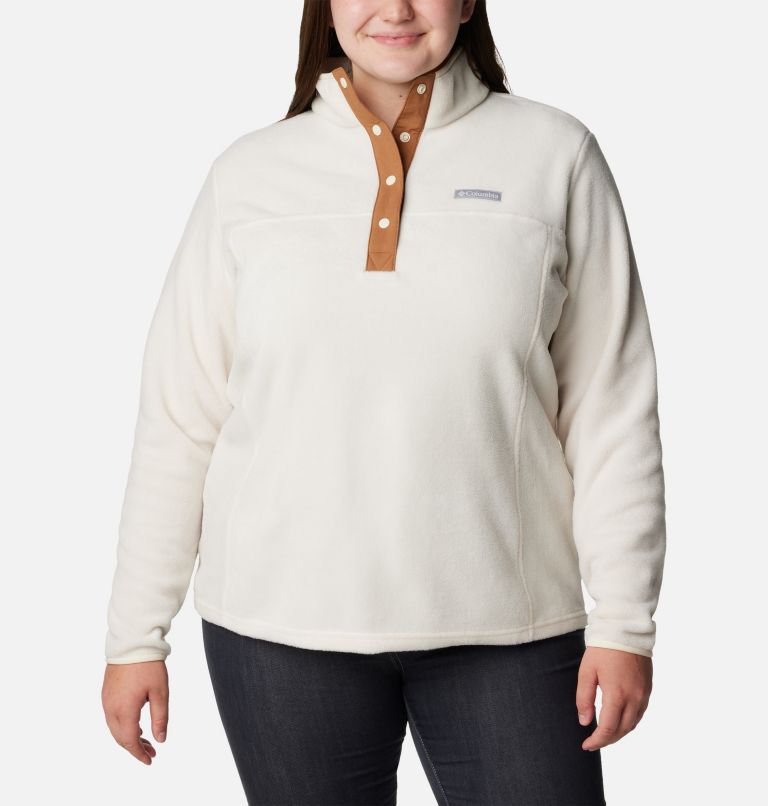 Plus size hot sale columbia fleece pullover