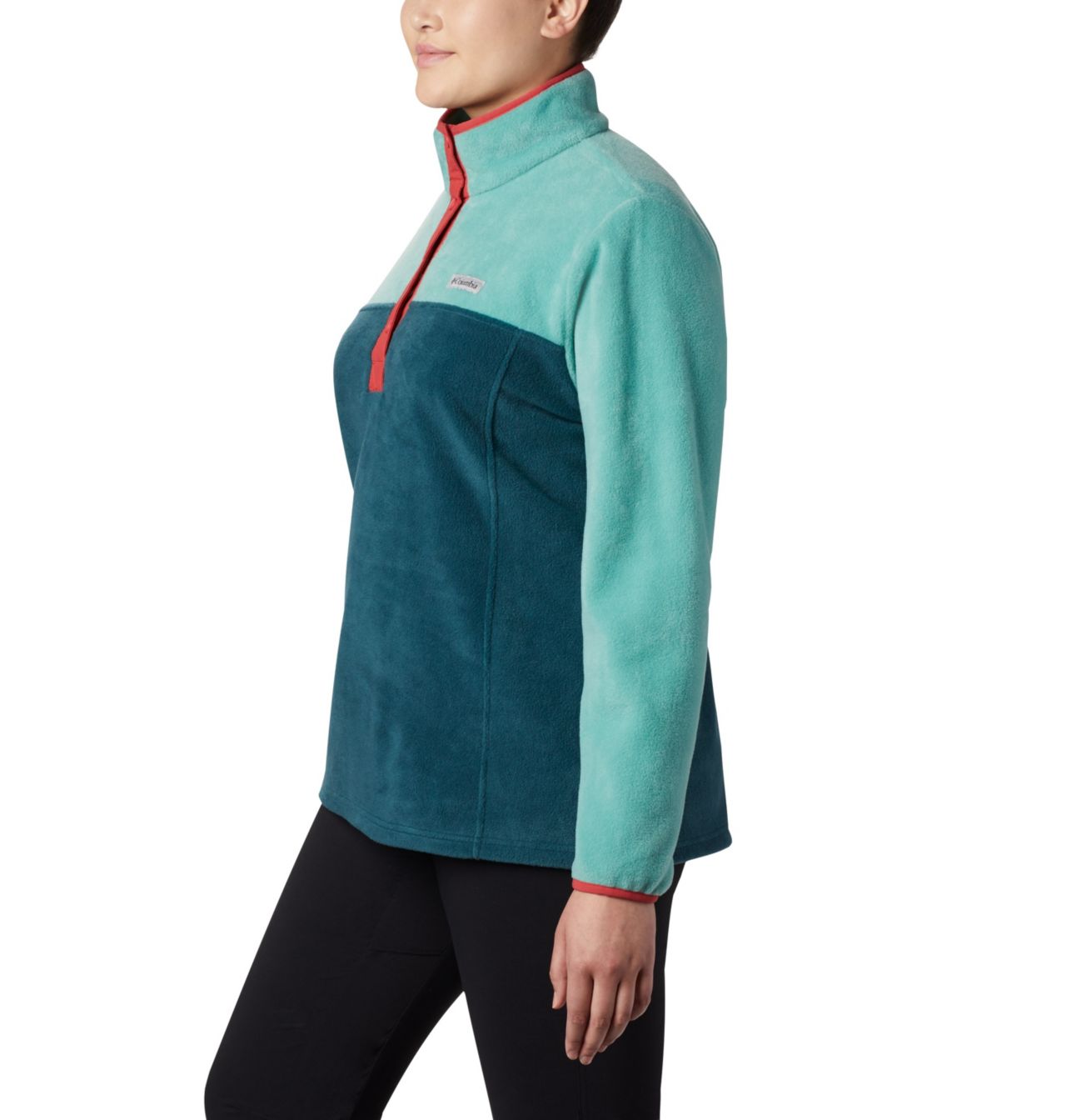 Women's Benton Springs™ Half Snap Fleece Pullover - Plus Size 3