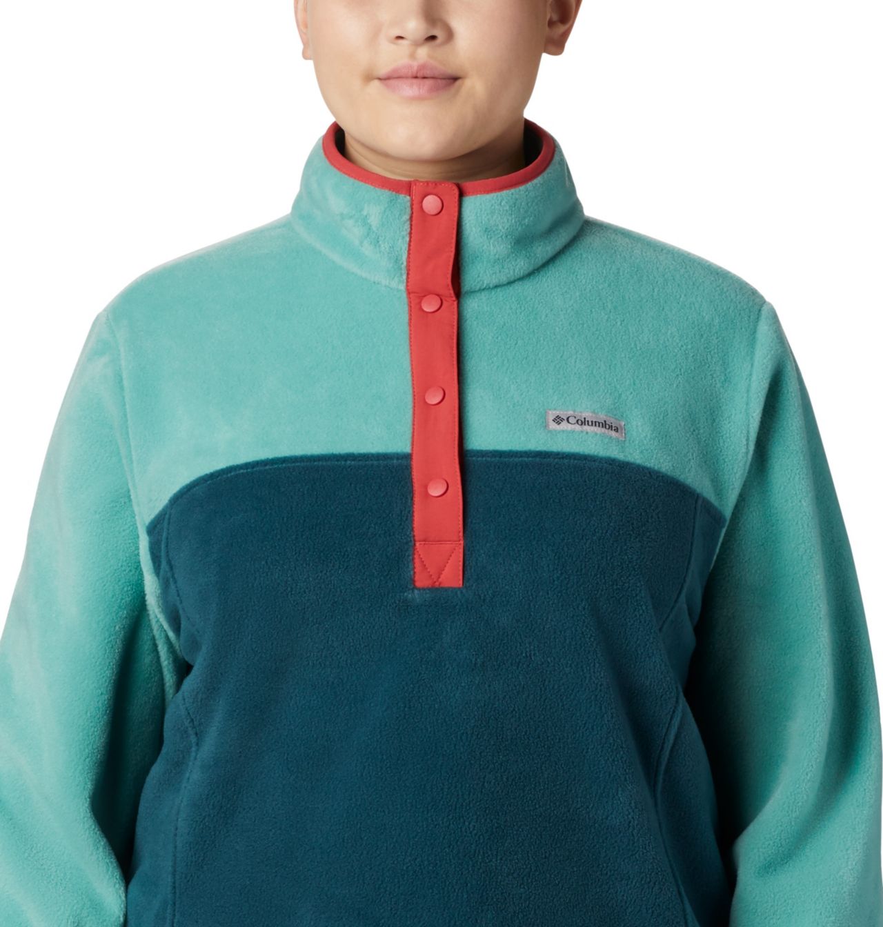 Women's Benton Springs™ Half Snap Fleece Pullover - Plus Size 4