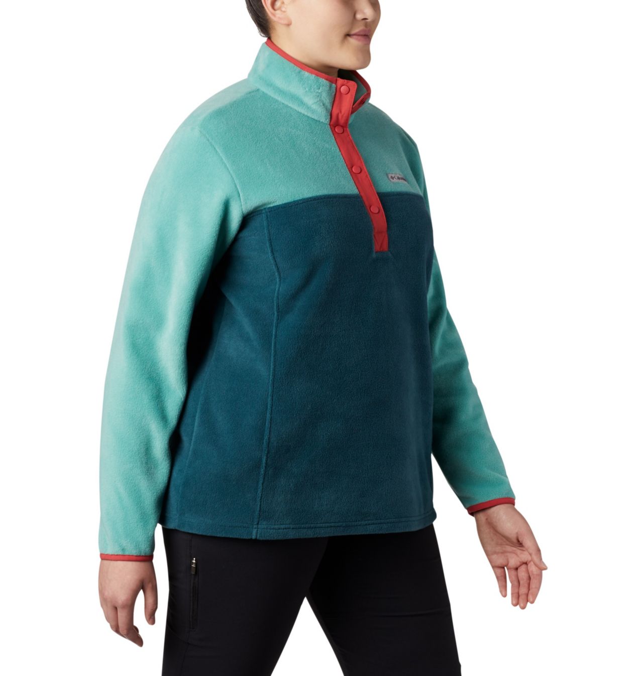 Women's Benton Springs™ Half Snap Fleece Pullover - Plus Size 5