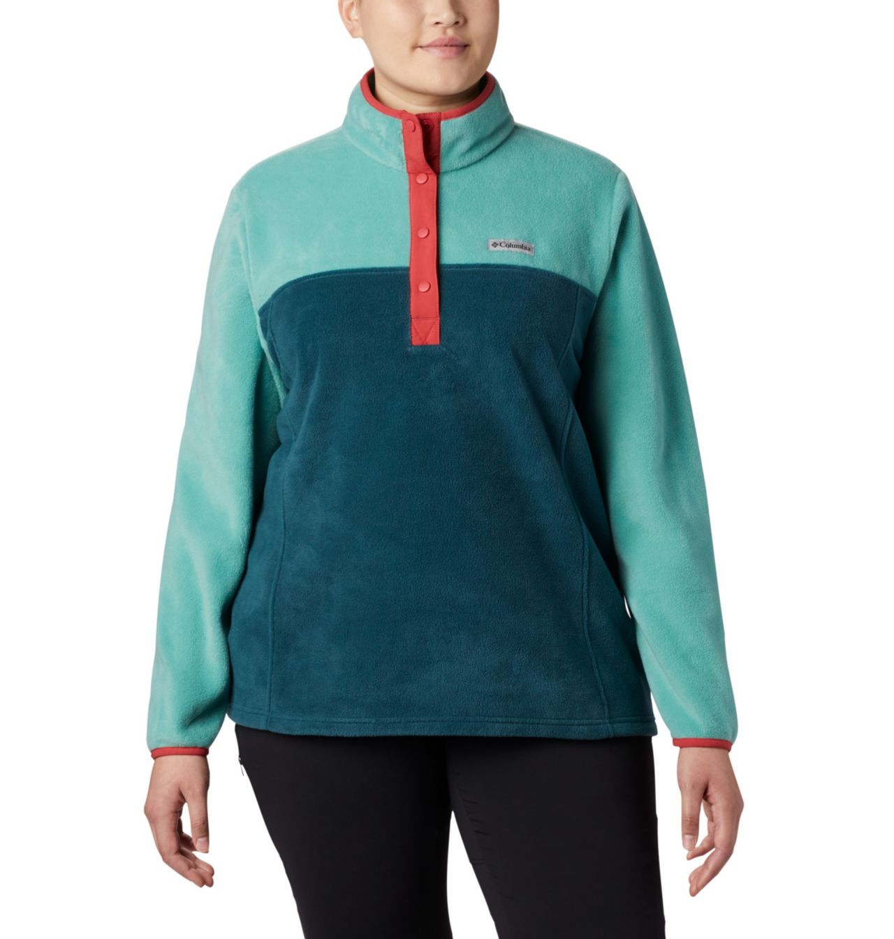 Women's Benton Springs™ Half Snap Fleece Pullover - Plus Size 1