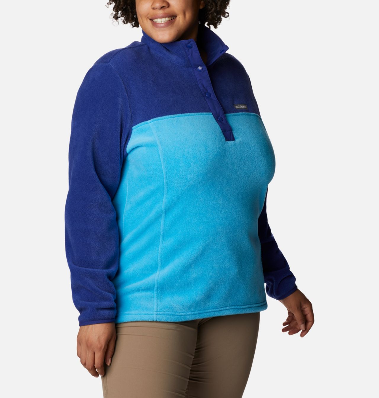 Women's Benton Springs™ Half Snap Fleece Pullover - Plus Size 5