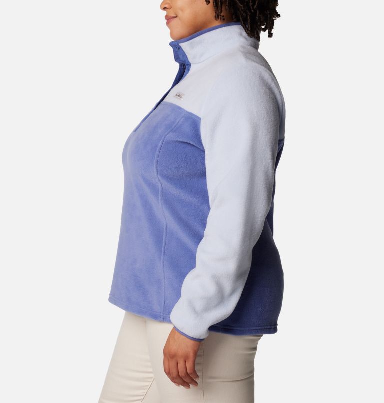 Women's Benton Springs Half Snap Fleece Pullover - Plus Size, Color: Eve, Whisper, image 3