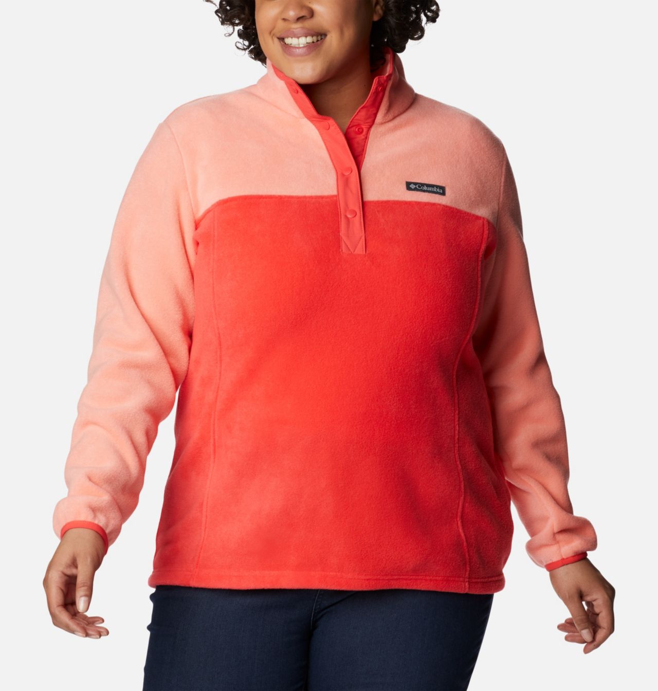 Women's Benton Springs™ Half Snap Fleece Pullover - Plus Size 1