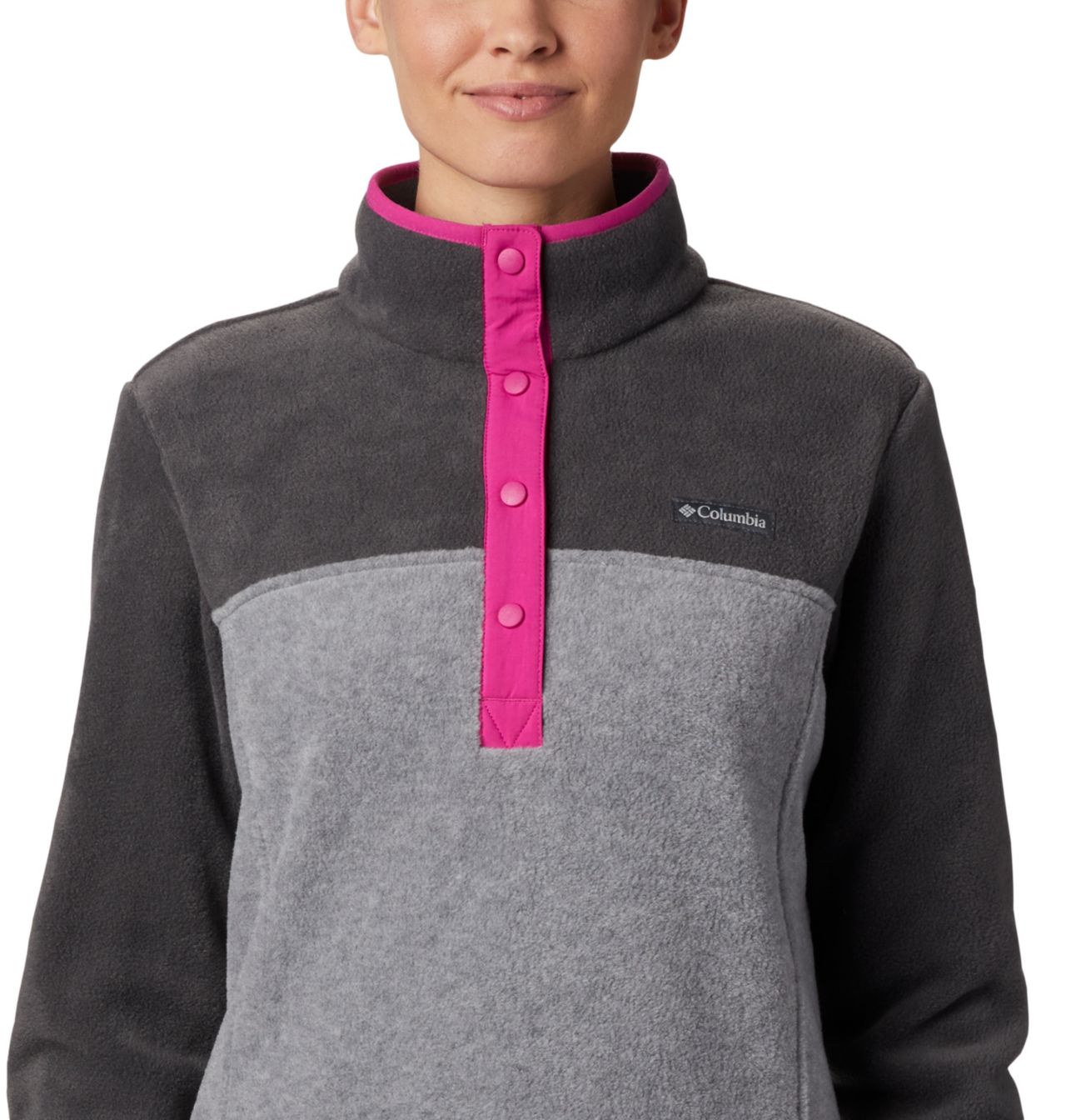 Women's Benton Springs™ Half Snap Fleece Pullover - Petite 4