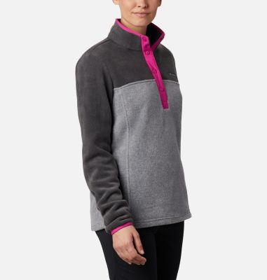 columbia women's benton springs half zip fleece pullover