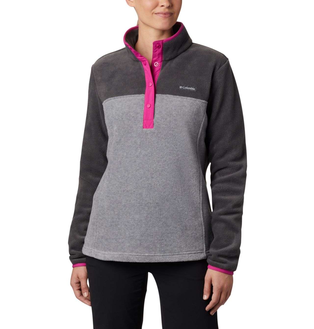 Women's Benton Springs™ Half Snap Fleece Pullover - Petite 1