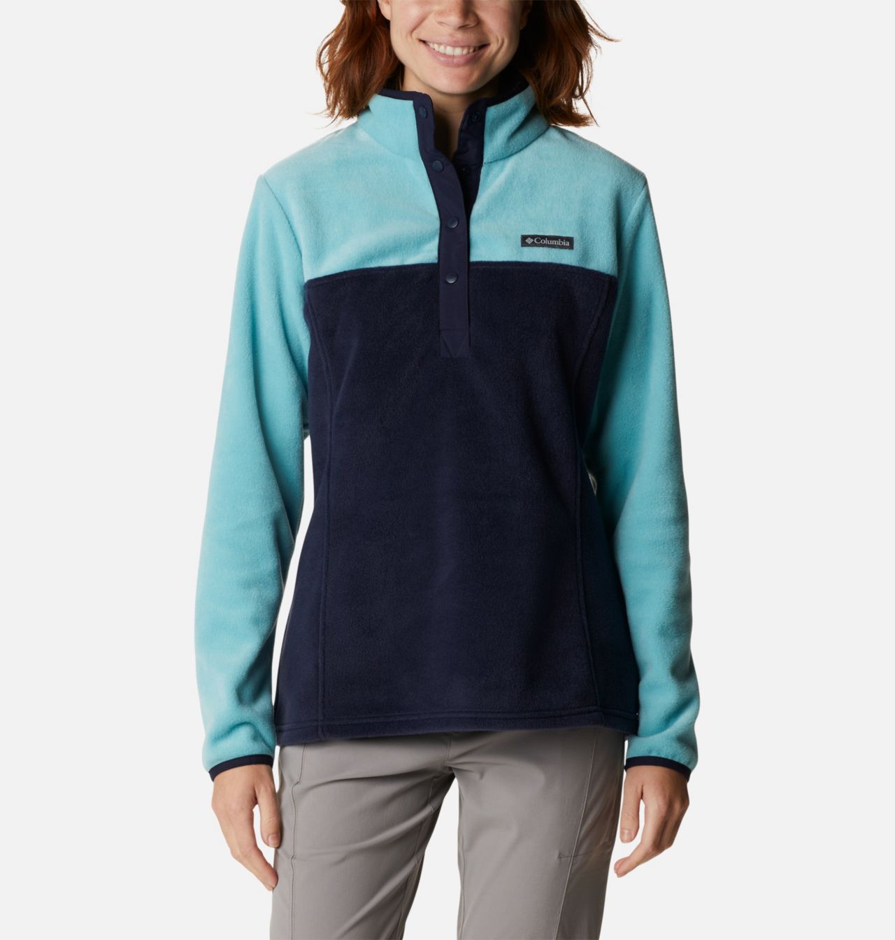 Women's Benton Springs™ Half Snap Fleece Pullover - Petite 1