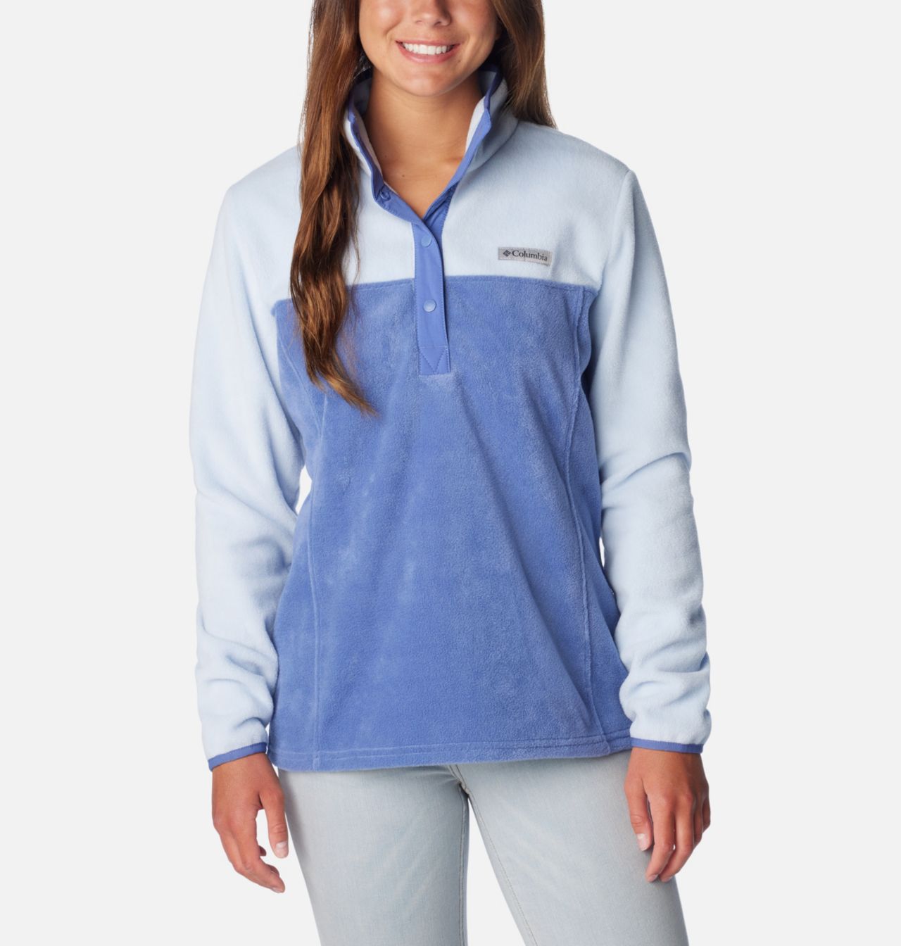 Women's Benton Springs™ Half Snap Fleece Pullover - Petite | 593 | PM 1