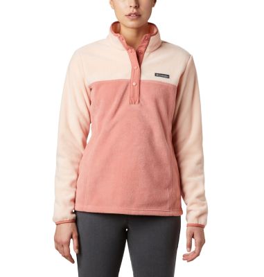 columbia women's benton springs half zip fleece pullover