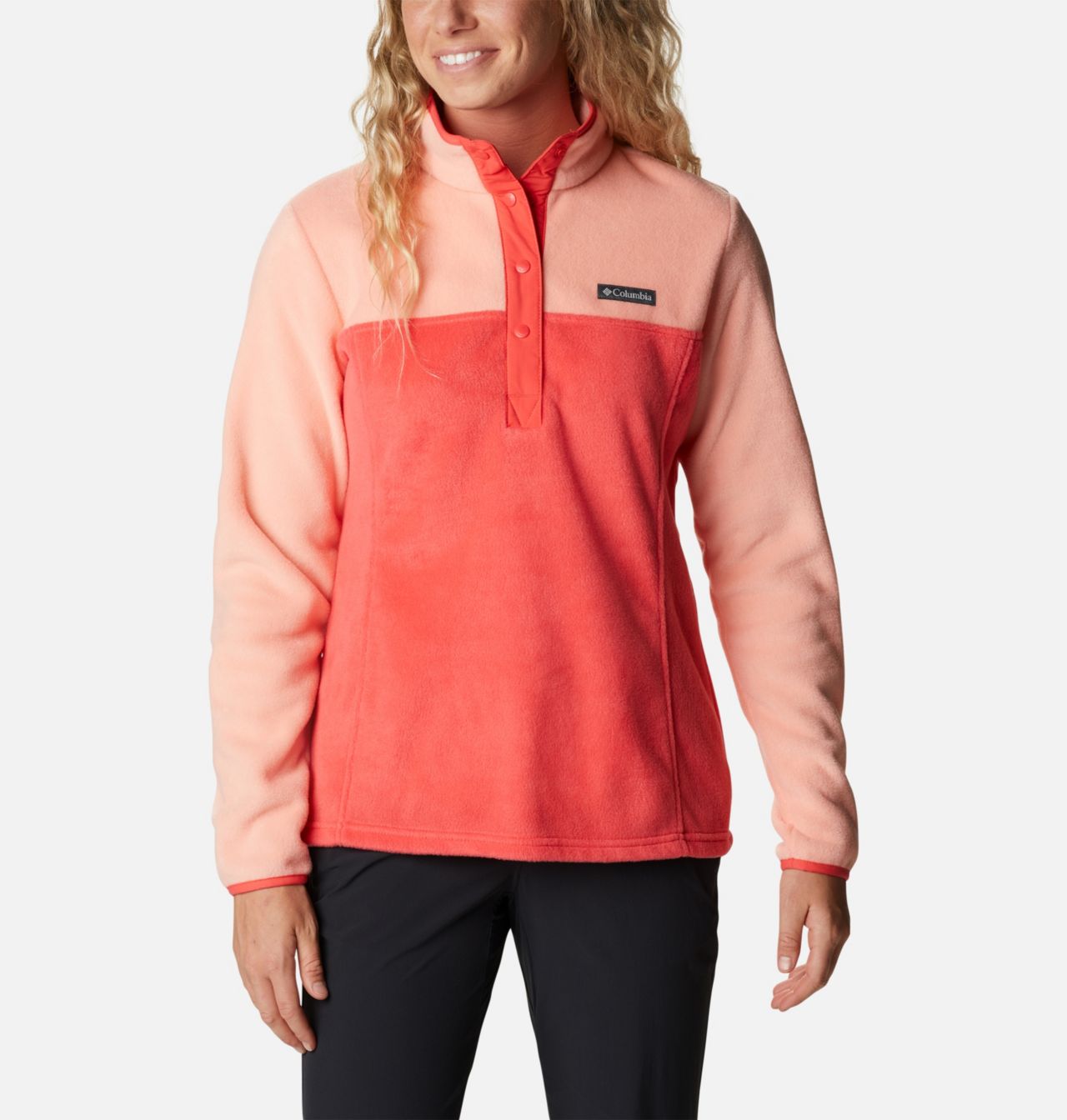 Women's Benton Springs™ Half Snap Fleece Pullover - Petite 1