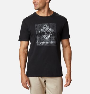 Men's Basin Butte&trade; Short Sleeve Graphic T-Shirt Basin Butte&trade; SS Graphic Tee | 010 | S, Black Beaming Range, front
