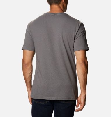 Men's Basin Butte&trade; Short Sleeve Graphic T-Shirt Basin Butte&trade; SS Graphic Tee | 010 | S, City Grey Branded Sunshade, back