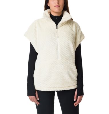 Pull-Cape En Polaire Fire Side III Femme Fire Side&trade; III Sherpa Shrug | 319 | S, Chalk, front