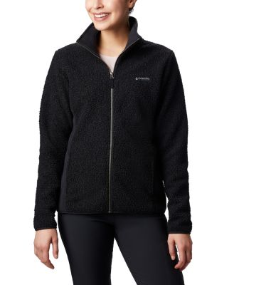 Veste Polaire Sherpa Panorama&trade; Femme Panorama&trade; Full Zip | 191 | L, Black, front