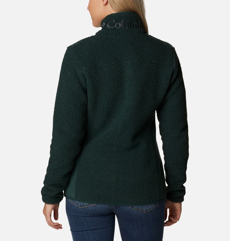 Thumbnail: Veste Polaire Sherpa Panorama Femme, Color: Spruce, image 2