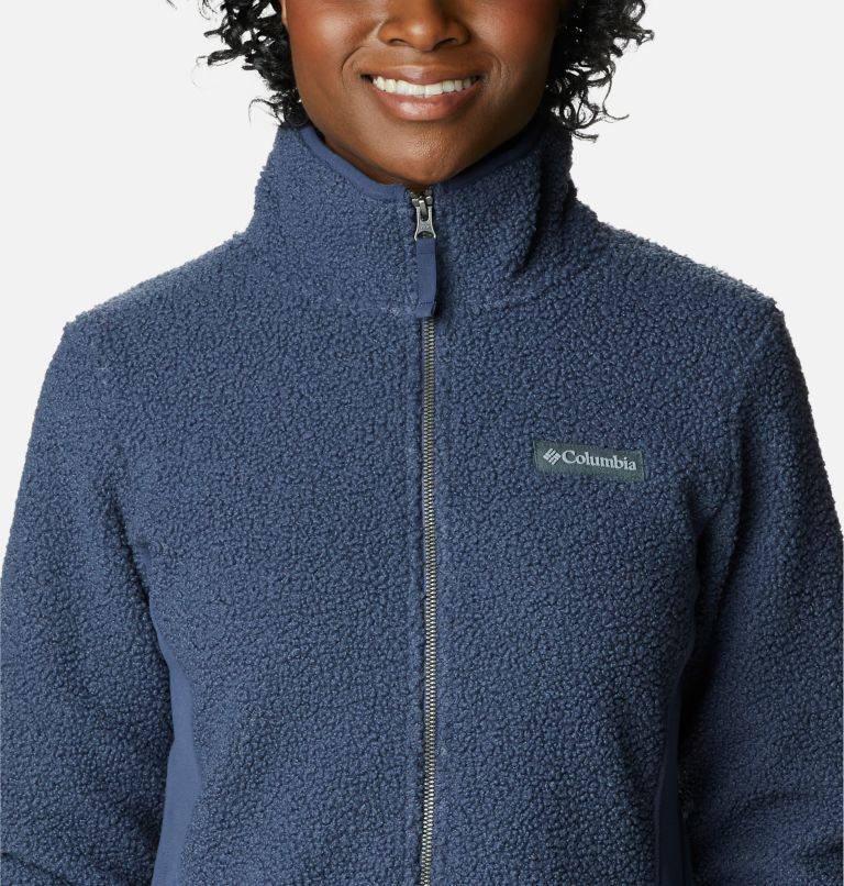 Thumbnail: Women's Panorama Sherpa Fleece Jacket, Color: Nocturnal, image 4