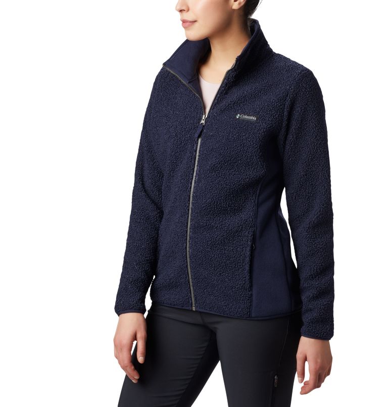Veste Polaire Sherpa Panorama Femme, Color: Dark Nocturnal, image 1