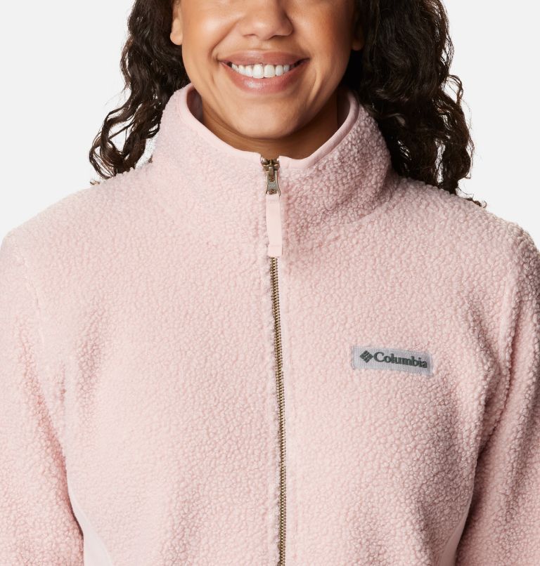 Veste Polaire Sherpa Panorama Femme, Color: Dusty Pink, image 4