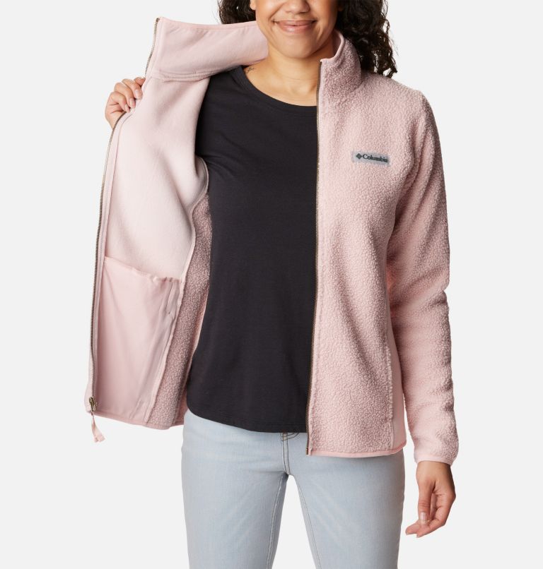 Thumbnail: Veste Polaire Sherpa Panorama Femme, Color: Dusty Pink, image 5